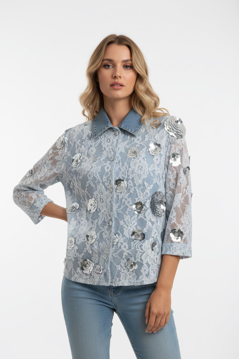 Giubbino paillettes