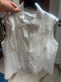 Camicia smanicata pizzo