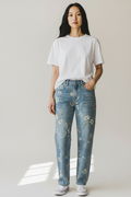 Jeans flowers