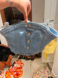 Top jeansato