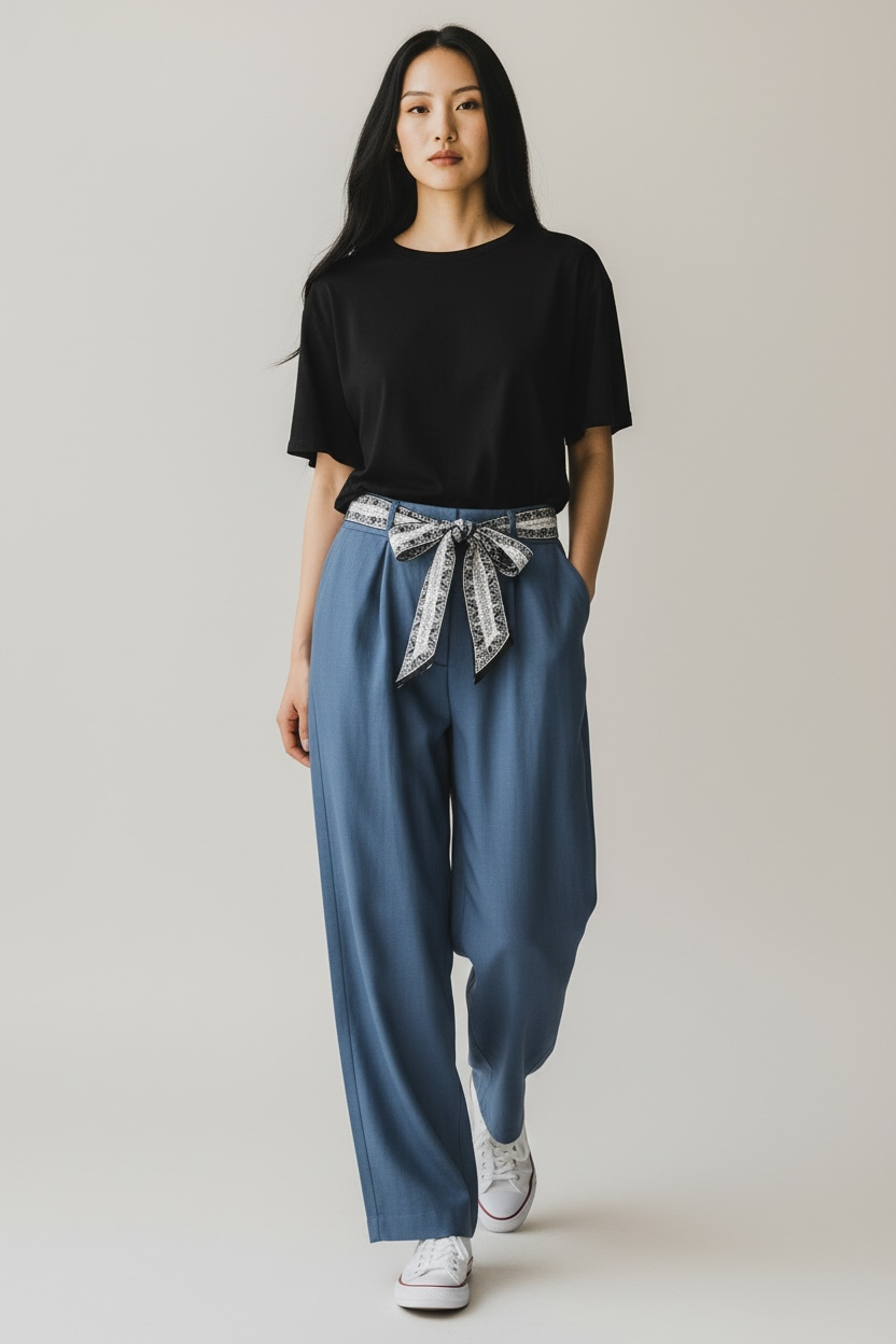 Pantalone fiocco