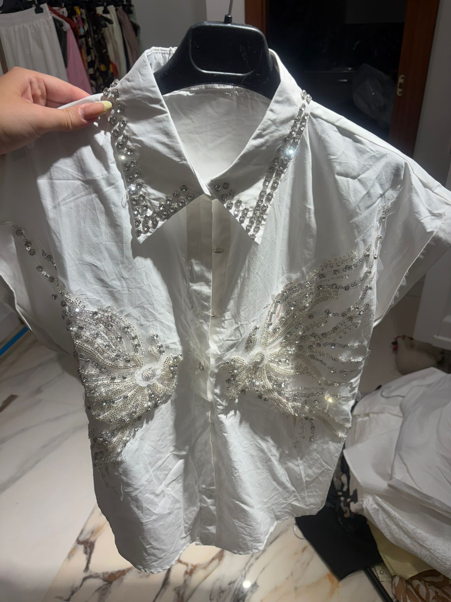 Camicia perle