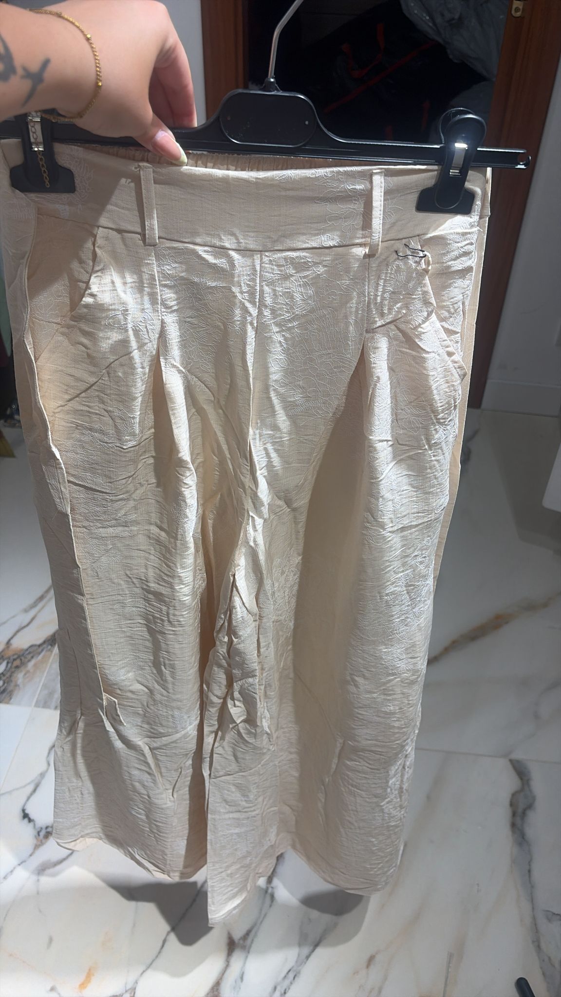 Pantalone ricamato