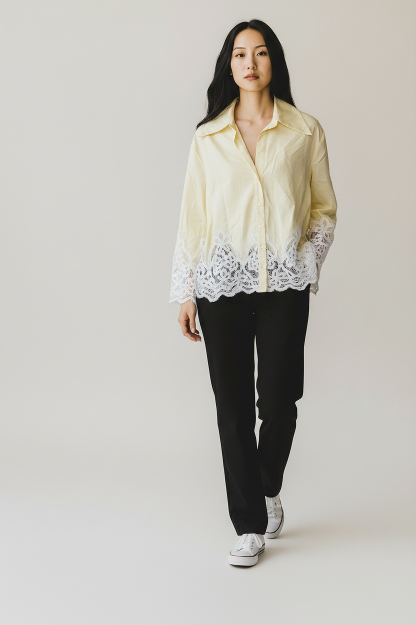 Camicia merletto
