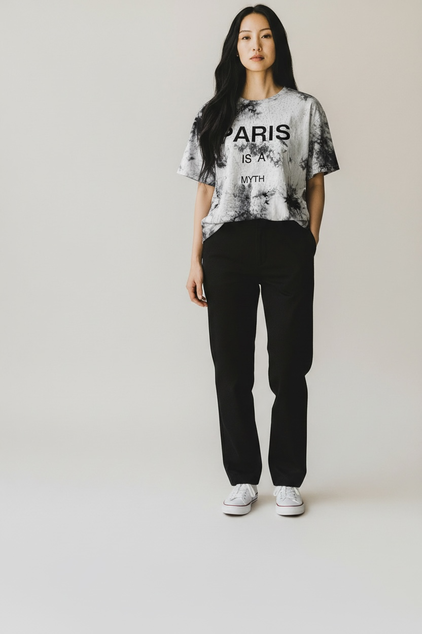 T-shirt Paris brillo