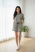 Completo righe stras