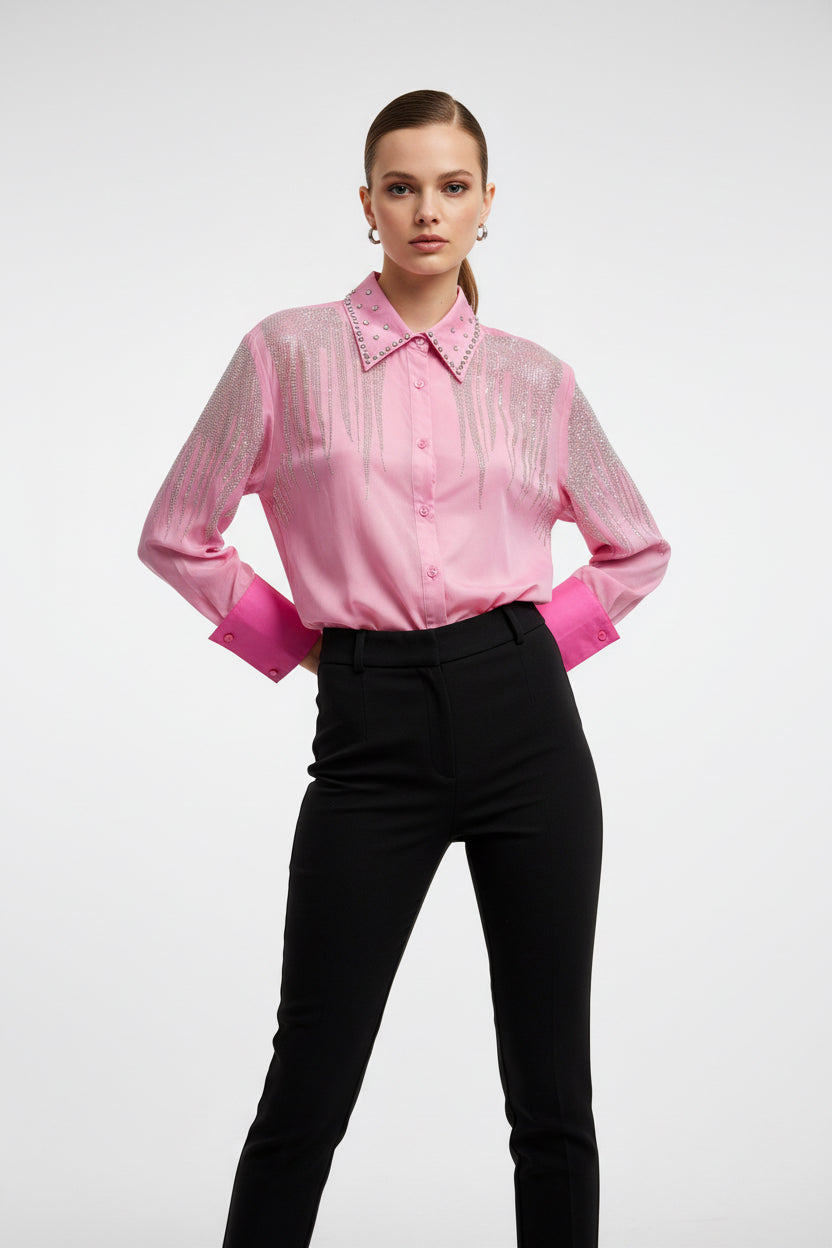 Camicia pink brillo
